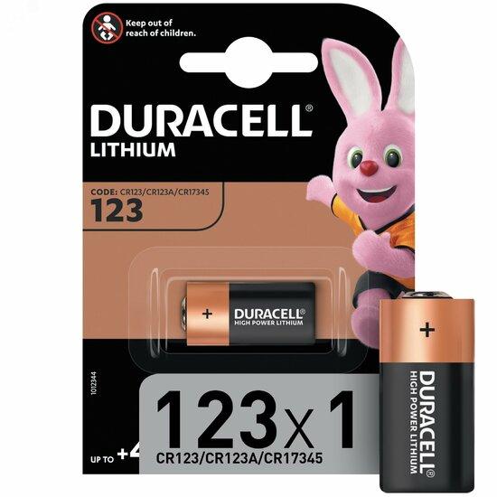 Фото №2 Элемент питания Duracell CR123 ULTRA (10/50/5400) (A0001263)