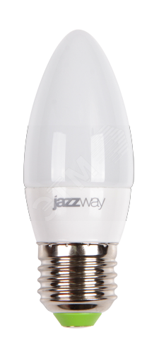 Фото №2 Лампа светодиодная LED 9w E27 4000K свеча Jazzway