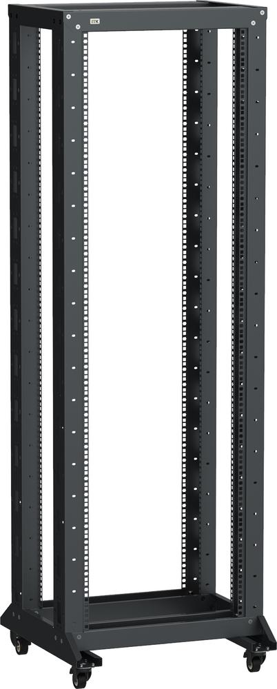 Фото №2 Стойка двухрамная на роликах ITK LINEA F 20U 600х600мм черная (LF05-37U66-2RM) (LF05-37U66-2RM)