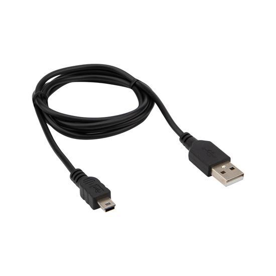 Фото №2 Кабель USB-mini USB, PVC, black, 1m (etm18-4402)