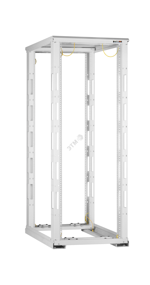 Фото №2 Стойка монтажная 19д 47U Ш600xВ2217xГ800мм с крышей в разобранном виде серый (TRD-476080-R-GY)