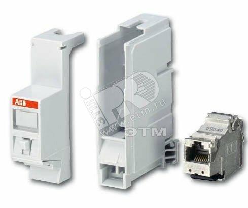 Фото №2 Розетка компьютерная RJ45 MDRC IPM/S 1.1 (IPM/S1.1)