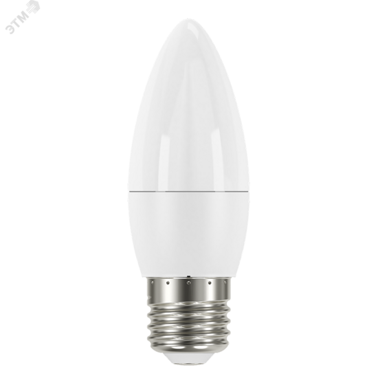 Фото №2 Лампа светодиодная LED 10 Вт 750 Лм белая 4100К E27 свеча Elementary Gauss (30220)