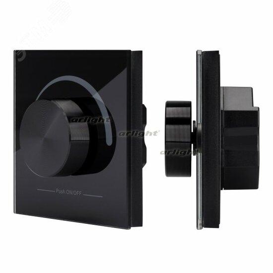 Фото №2 Панель Rotary SR-2836R-RF-IN Black (3V, DIM) (ARL, IP20 Пластик, 3 года) (020947)