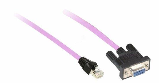 Фото №2 CANOPEN CABLE, 3M, SUB-D 9 FEMALE/RJ45 (TCSCCN4F3M3T)