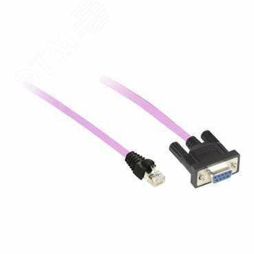 Фото №6 CANOPEN CABLE, 3M, SUB-D 9 FEMALE/RJ45 (TCSCCN4F3M3T)