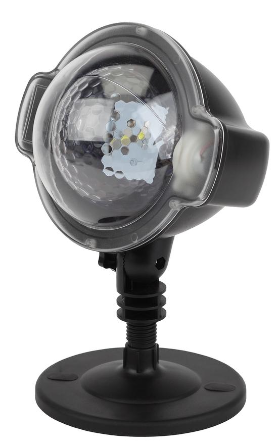 Фото №5 ENIOP-03 ЭРА Проектор LED Падающий снег мультирежим холодный свет, 220V, IP44 (12/72) (Б0041644)
