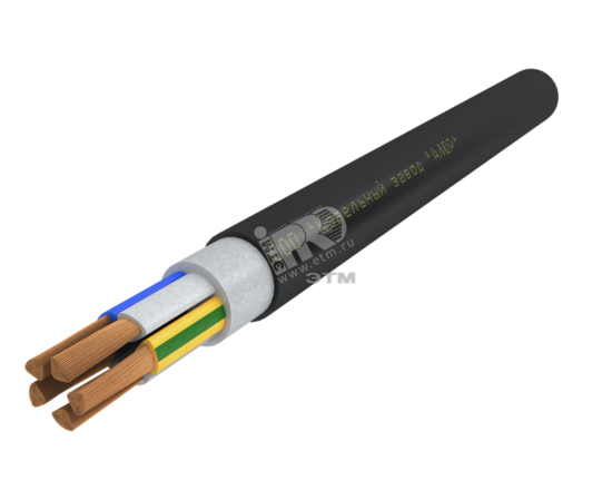 Фото №2 Кабель силовой ППГнг(А)-HF 5х95мс (N.PE)-1 многопроволочный черный (барабан)