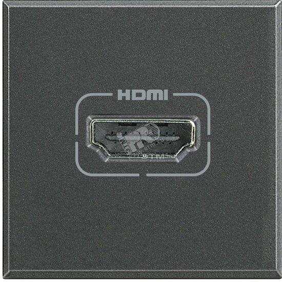 Фото №2 Axolute Разъем HDMI антрацит