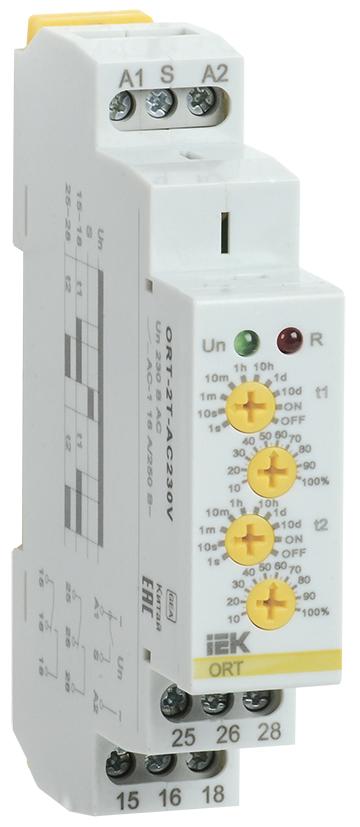 Фото №2 Реле времени ORT 2 конт. 2 уст. 230 В AC (ORT-2T-AC230V)