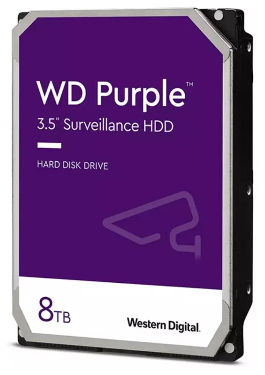 Фото №2 Жесткий диск 8Tb Purple 3.5'', SATAIII, 7200 об/мин, 256 МБ (WD82PURX)