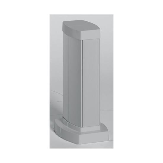 Фото №2 Snap-On мини-колонна алюминиевая с крышкой из алюминия, 2 секции, высота 0,3 метра, цвет алюминий (653021)