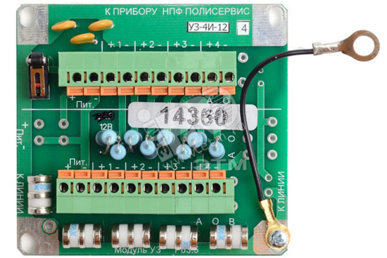 Фото №2 Модуль УЗ-4Ш-12 грозозащита (УЗ-4Ш-12)