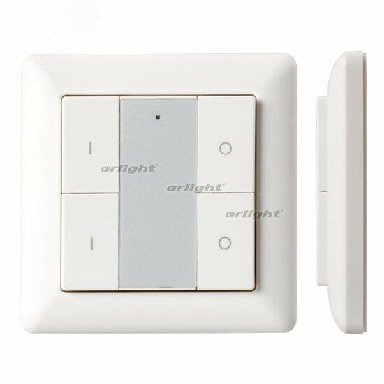 Фото №2 Панель Knob SR-KN9550K4-UP White (KNX, DIM) (ARL, -) (021369)