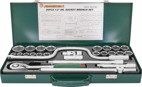 Фото №2 Набор головок торцевых 1/2''DR, 12-34 мм, 26 предметов (S04H4726S)