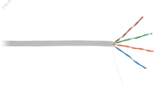Фото №2 Витая пара U/UTP Cat 5e CCA PVC серый 305м (CCA-UU004-5E-PVC-GY)