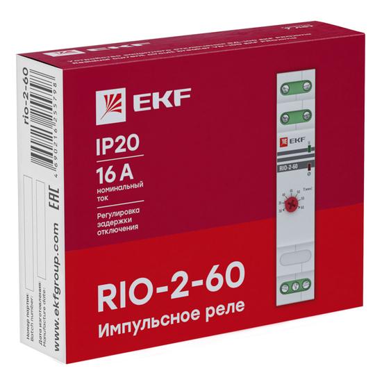 Фото №4 Импульсное реле с задержкой отключения RIO-2-60   (30-60 мин) EKF PROxima (rio-2-60)