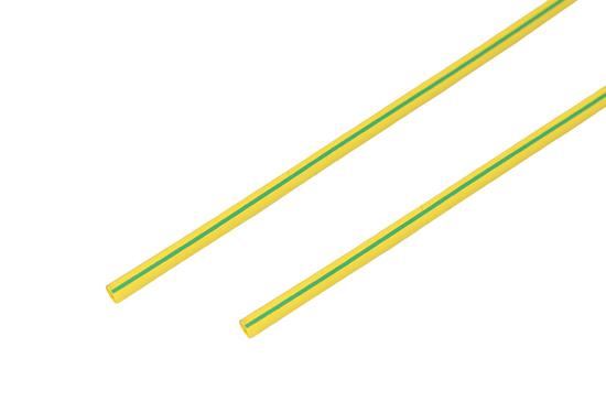 Фото №2 Термоусаживаемая трубка 3,0 1,5 мм, желто-зеленая, упаковка 50 шт. по 1 м (etm20-3007)