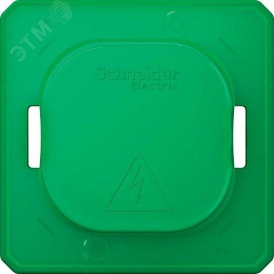 Фото №3 Крышка для защиты выключателя и розеток от загрязнения зеленый (MTN3900-0000)