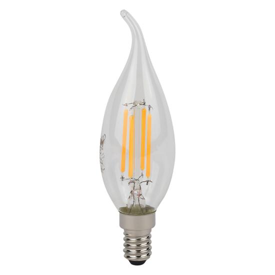 Фото №2 Лампа светодиодная филаментная LED Star Свеча на ветру 6Вт (замена 75Вт), 750Лм, 4000К, цоколь E14 OSRAM (4058075684997)