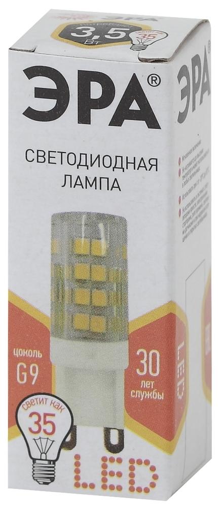 Фото №3 Лампа светодиодная LED JCD-3,5W-CER-827-G9 (диод, капсула, 3,5Вт, тепл, G9) ЭРА (100/1000/30000) ЭРА (Б0027861)