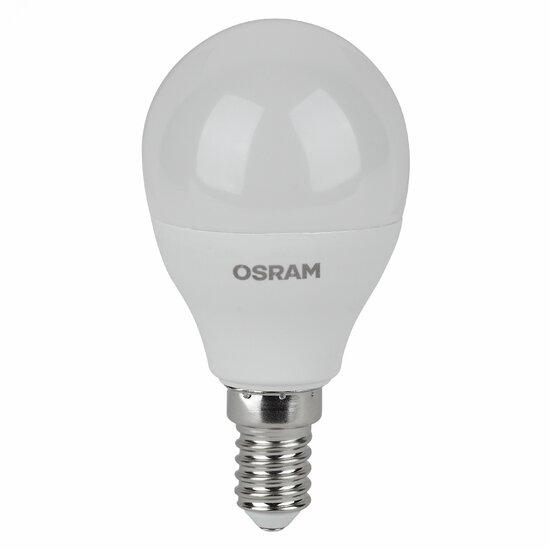 Фото №2 Лампа светодиодная LED 7 Вт E14 4000К 560Лм шарик 220 В (замена 60Вт) OSRAM (4058075578135)