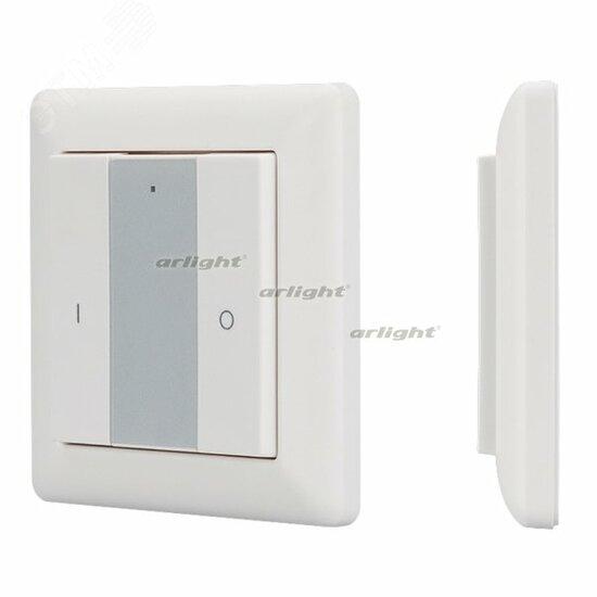 Фото №2 Панель Knob SR-2853K2-RF-UP White (3V, DIM, 1 зона) (ARL, IP20 Пластик, 3 года) (021458)