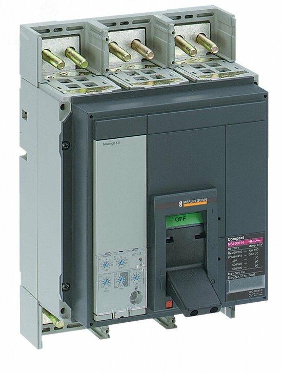 Фото №4 Выключатель NS1250 N 3p + MicroLogic 2.0A в сборе (33253)