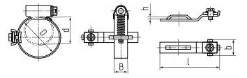 Фото №4 Хомут заземления УХЗ (80-100)/W2 (Fortisflex) (78516)