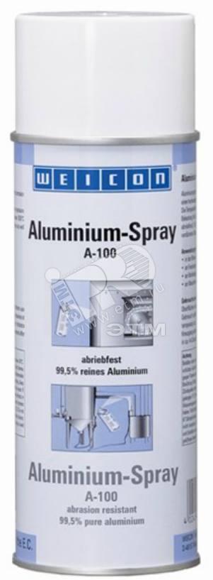 Фото №2 Алюминий-спрей Aluminium-Spray A-100 (400мл) защита от коррозии устойчив к истиранию (wcn11050400)