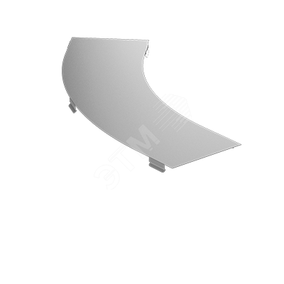Фото №2 Крышка на поворот горизонтальный LT 45 град. осн. 200 S=1мм R=600мм оцинк. (CLTH.20.410.6)