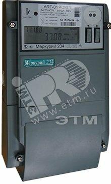 Фото №2 Счетчик электроэнергии Меркурий 234 ART-01 P трехфазный многотарифный 5(60) класс точности 1.0/2.0 Щ ЖКИ оптопорт RS485 (234ART-01P)