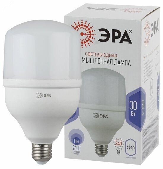 Фото №2 Лампа светодиодная LED POWER T100-30W-6500-E27 (диод  колок  30 Вт  хол  E27) (20/600) ЭРА (Б0049597)