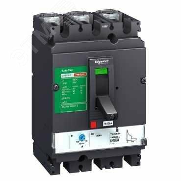 Фото №7 Выключатель автоматический 100B 25kA 3P 50A EasyPact CVS (LV510304)