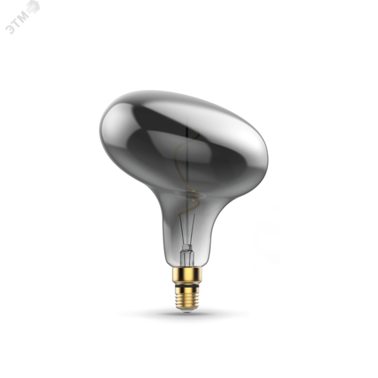 Фото №2 Лампа светодиодная LED 6 Вт 240 Лм 2400К теплая Е27 FD180 gray flexible Filament Gauss (165802008)