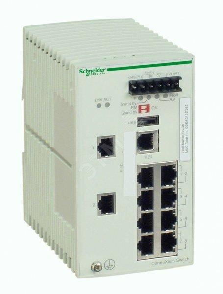 Фото №2 Коммутатор CONNEXIUM (MANAGED) 8TX/2SFP (TCSESM103F2LG0)