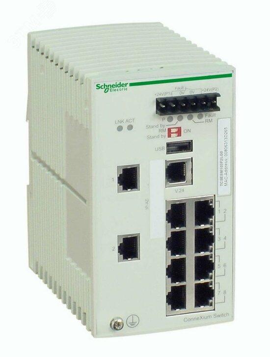 Фото №5 Коммутатор CONNEXIUM (MANAGED) 8TX/2SFP (TCSESM103F2LG0)