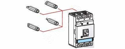 Фото №2 Расширители выводов для заднего подключения F AV POWER-2 (mccb-2-F-av)