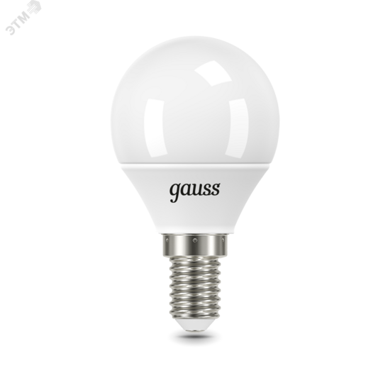Фото №3 Лампа светодиодная LED 9.5 Вт 950 Лм 6500К холодная E14 Шар Black Gauss (105101310)