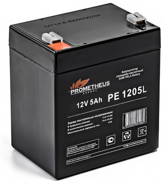 Фото №2 Аккумулятор Prometheus Energy PE1205L (PE 1205L)