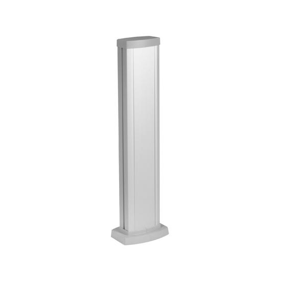 Фото №2 Универсальная мини-колонна алюминиевая с крышкой из алюминия 1 секция, высота 0,68 метра, цвет алюминий (653104)