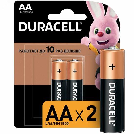 Фото №2 Элемент питания Duracell LR6-2BL BASIC CN (24/96/10752) (Б0026814)