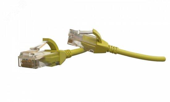 Фото №2 Патч-корд PC-LPT-UTP-RJ45-RJ45-C6-1M-LSZH-YL U/UTP категория 6 1 м желтый (445714)