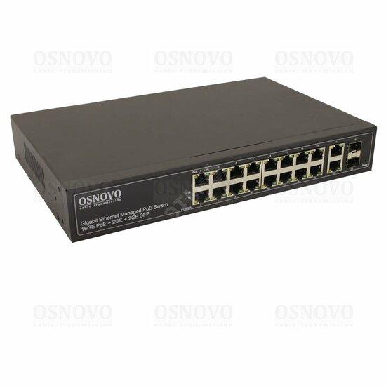 Фото №2 Управляемый L2 PoE коммутатор Gigabit Ethernet на 16 RJ45 PoE (SW-8182/L(300W))