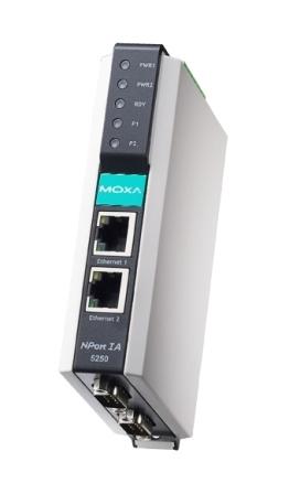 Фото №2 Преобразователь 2-портовый RS-232/422/485 в       Ethernet (NPort IA-5250)