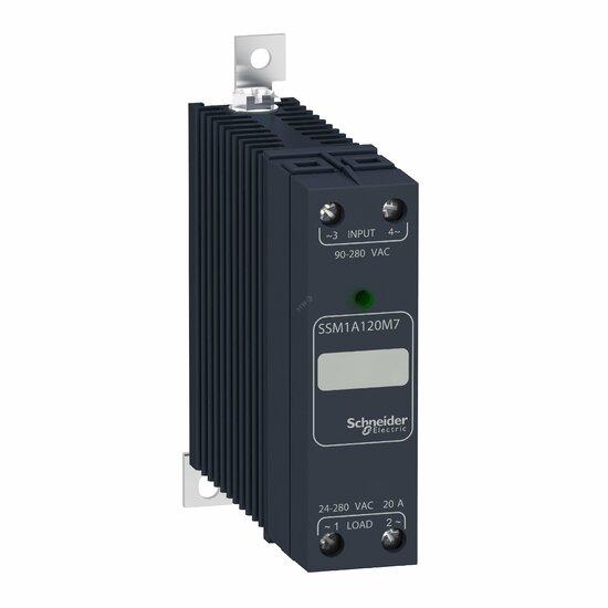 Фото №2 Реле твердотельное 280В AC 20А 90-280В AC (SSM1A120M7)