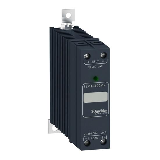 Фото №3 Реле твердотельное 280В AC 20А 90-280В AC (SSM1A120M7)