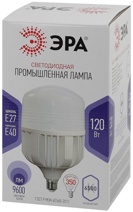 Фото №3 Лампа светодиодная LED POWER T160-120W-6500-E27/E40 (диод  колокол  120Вт  холодн  E27/E40) (6/144) ЭРА (Б0049104)