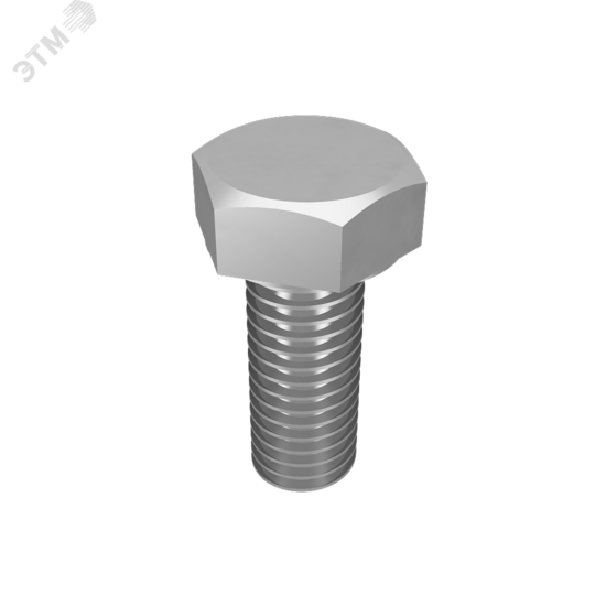 Фото №2 Шестигранный болт М10х30 мм DIN 933 (упак. 30 шт) INOX (LO7851)