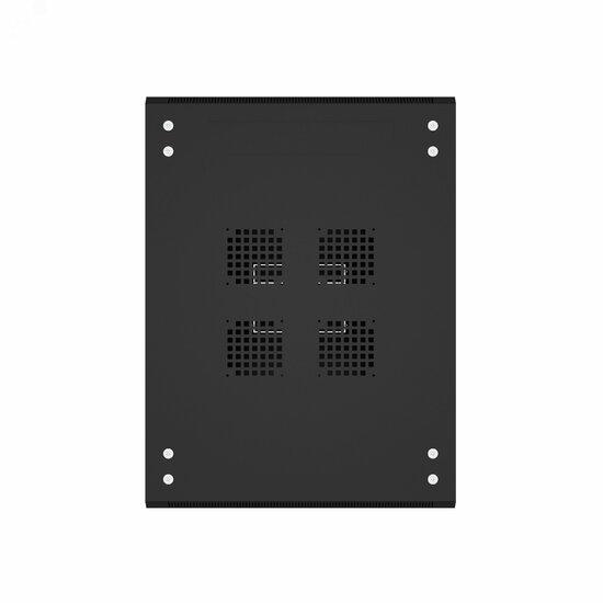 Фото №6 Шкаф напольный универсальный серверный NTSS R 22U 600х800мм, 4 профиля 19, двери перфорированная и перфорированная, боковые стенки съемные, регулируемые опоры, разобранный, черный RAL 9005 (NTSS-R22U6080PD/PD-BL)